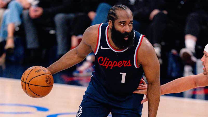 MVP Harden hạ mình - Clippers quyết đua vô địch
